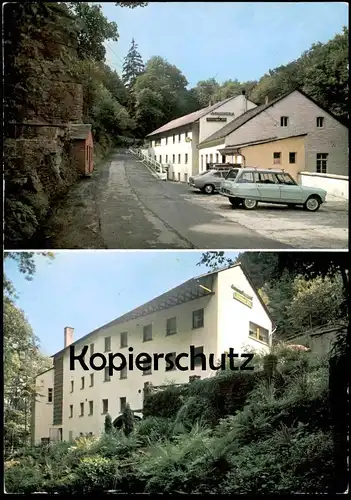 ÄLTERE POSTKARTE HOTEL PENSION ALBACHMÜHLE ALBACHTAL BEI BITBURG SÜDEIFEL ALBACH Familie Hansen Wasserliesch Konz