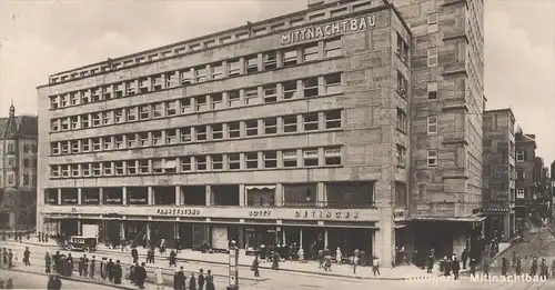 ALTE POSTKARTE STUTTGART MITTNACHTBAU OLDTIMER 1922 BOTTY OETINGER FRANZFREUND Ansichtskarte AK cpa postcard