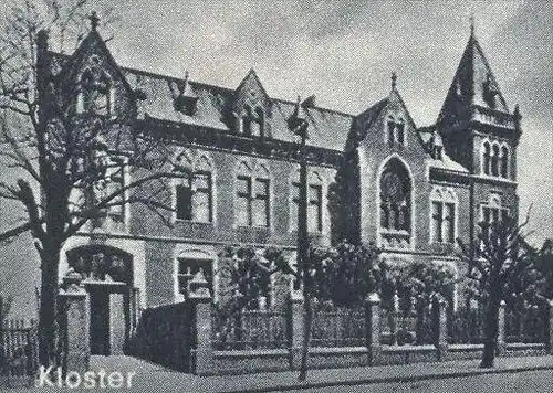 ALTE POSTKARTE GRUSS AUS DEUTSCH-KRAWARN KR. RATIBOR DEUTSCHES HAUS SCHULE SCHLESIEN Kravare ve Slezsku Sleszko Ceska AK