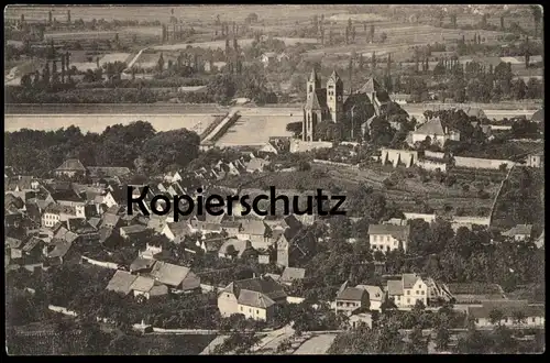 ALTE POSTKARTE BREISACH AM RHEIN AUS DER VOGELSCHAU LUFTBILD Luftaufnahme Fliegeraufnahme postcard cpa AK Ansichtskarte