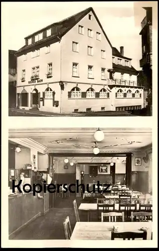 ALTE POSTKARTE HEIDENHEIM BRENZ GASTHOF UND METZGEREI GRÜNER BAUM ZENTRALHEIZUNG BES. MAX JOOSS Ansichtskarte postcard