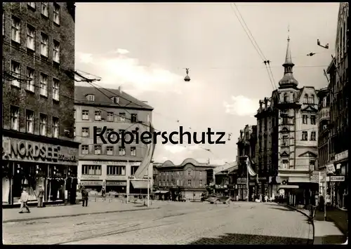 ÄLTERE REPRO POSTKARTE HINDENBURG OBERSCHLESIEN KRONPRINZENSTRASSE ZABRZE NOWAK GORETZKI Schlesien polska postcard cpa