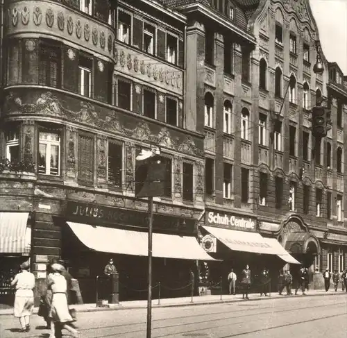 ÄLTERE REPRO POSTKARTE HINDENBURG OBERSCHLESIEN KRONPRINZENSTRASSE ZABRZE NOWAK GORETZKI Schlesien polska postcard cpa