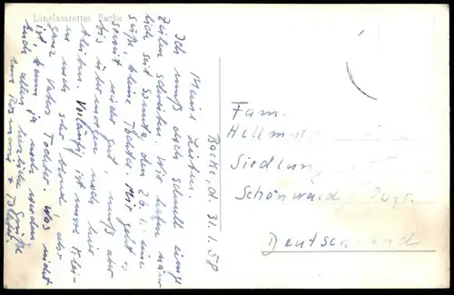 ALTE POSTKARTE LÄNSLASARETTET BACKE SCHWEDEN VW Käfer coccinelle Sweden Suède Sverige postcard Ansichtskarte AK cpa