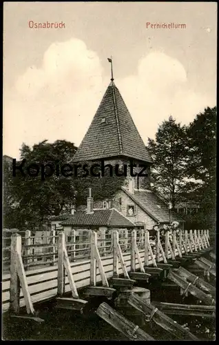 ALTE POSTKARTE PERNICKELTURM OSNABRÜCK 1913 Kinder enfants children Turm tower tour Ansichtskarte AK cpa postcard