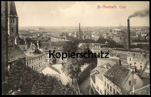 ALTE POSTKARTE MÖNCHENGLADBACH M.-GLADBACH TOTAL GESAMTANSICHT Fabrik factory usine Ansichtskarte AK postcard cpa