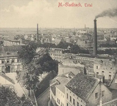 ALTE POSTKARTE MÖNCHENGLADBACH M.-GLADBACH TOTAL GESAMTANSICHT Fabrik factory usine Ansichtskarte AK postcard cpa