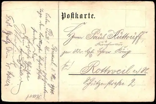 ALTE POSTKARTE GRUSS AUS BRETTACH HEIM DES JÜNGLINGS- UND MÄNNERVEREINS Langenbrettach b. Neckarsulm Ansichtskarte CVJM