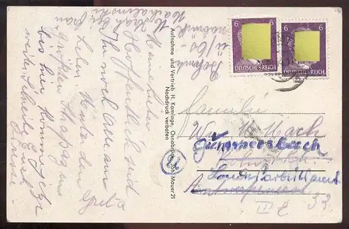 ALTE POSTKARTE GRUSS AUS BOHMTE 1944 NIEDERSACHSEN LANDKREIS OSNABRÜCK Ansichtskarte AK cpa postcard
