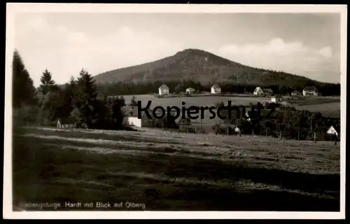 ALTE POSTKARTE SIEBENGEBIRGE DOLLENDORFER HARDT 1942 MIT BLICK AUF ÖLBERG KÖNIGSWINTER BEI BONN postcard Ansichtskarte