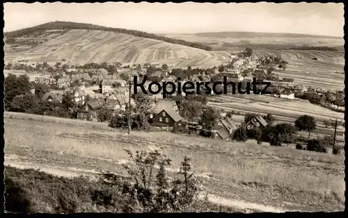 ÄLTERE POSTKARTE CURSDORF MIT DER MEUSELBACHER KUPPE Schwarzatal ehemals Kreis Neuhaus Thüringen Ansichtskarte postcard