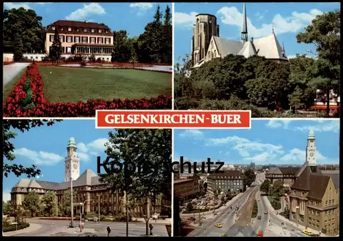 ÄLTERE POSTKARTE GELSENKIRCHEN-BUER NRW AK Ansichtskarte cpa postcard