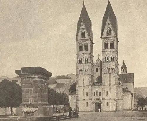 ALTE POSTKARTE CASTORKIRCHE KOBLENZ Coblenz Kirche church église Ansichtskarte AK cpa postcard