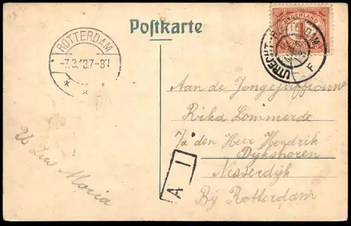 ALTE POSTKARTE MICHELSTADT IM ODENWALD KALTWASSERHEILANSTALT 1913 Sanatorium Heilanstalt Ansichtskarte AK cpa postcard