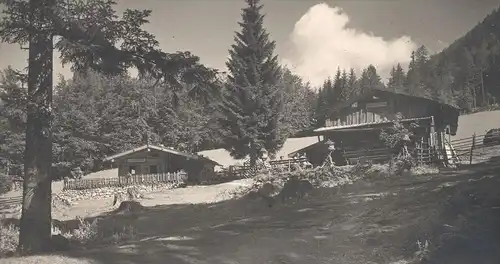 ÄLTERE POSTKARTE RUHPOLDING DIE RAFFNER-ALM IN DEN BAYERISCHEN ALPEN Unternberg Bayern Ansichtskarte AK cpa postcard