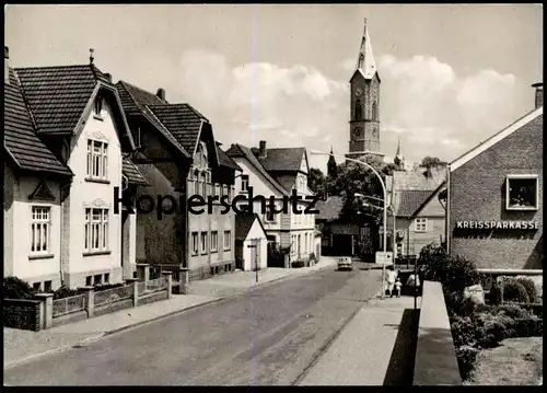 ÄLTERE POSTKARTE BUER MELLE OSNABRÜCK KREISSPARKASSE Wiehengebirge Fr. Koch, Papier- und Schreibwaren Ansichtskarte