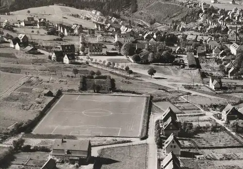 ÄLTERE POSTKARTE WINTERBERG SAUERLAND LUFTAUFNAHME FUSSBALLFELD Fussball-Platz Stadion stade stadium cpa postcard AK