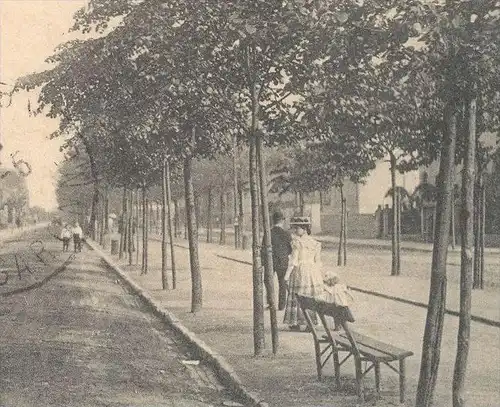 ALTE POSTKARTE DORTMUND KAISER WILHELM-ALLEE 1912 Ruhrallee Kind child enfant Ansichtskarte AK cpa postcard