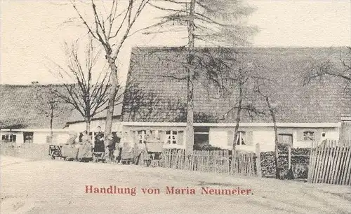 ALTE POSTKARTE GRUSS AUS SCHWAIG HANDLUNG VON MARIA NEUMEIER & GASTHAUS ZUM KLEINEN WIRT Auto car Verlag Michel München