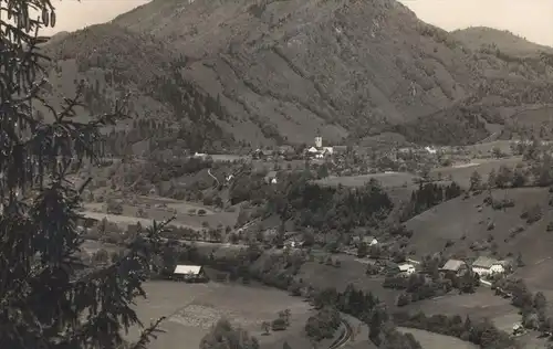 ALTE POSTKARTE GROSSRAMING 1942 ENNSTAL MIT SCHIEFERSTEIN Gross-Raming bei Steyr Oberösterreich Österreich Austria cpa