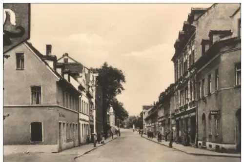 ÄLTERE POSTKARTE GÖSSNITZ THÜRINGEN FACHWERK Wappen Gößnitz AK Ansichtskarte postcard cpa