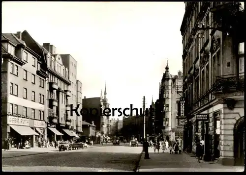 ÄLTERE REPRO POSTKARTE HINDENBURG OBERSCHLESIEN DOROTHEENSTRASSE ZABRZE Schlesien polska poland postcard Ansichtskarte