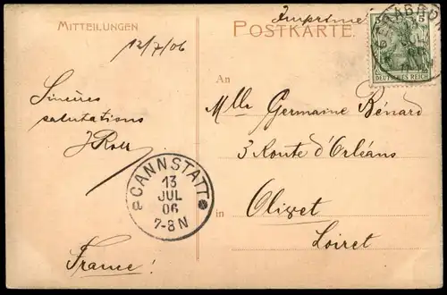 ALTE POSTKARTE GERABRONN 1906 MOLKEREI MIT WÜRTTEMBERGISCHER MOLKEREISCHULE TOTAL MARKTPLATZ creamery beurrerie laiterie