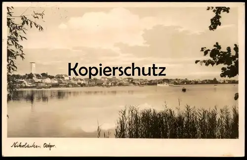 ALTE POSTKARTE NIKOLAIKEN OSTPREUSSEN 1933 SEE Ermland-Masuren Poland Polska Mikolajki cpa postcard Ansichtskarte AK