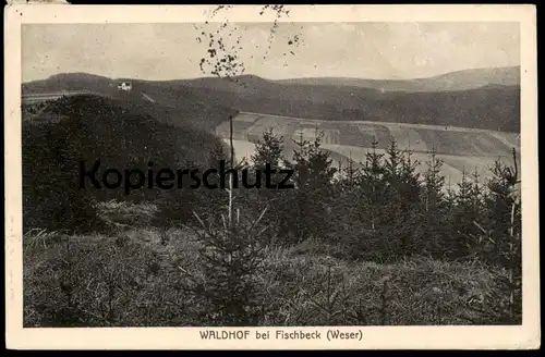 ALTE POSTKARTE WALDHOF BEI FISCHBECK WESER 1916 Hessisch Oldendorf Niedersachsen Ansichtskarte AK cpa postcard
