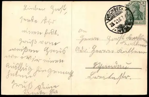 ALTE POSTKARTE WALDHOF BEI FISCHBECK WESER 1916 Hessisch Oldendorf Niedersachsen Ansichtskarte AK cpa postcard