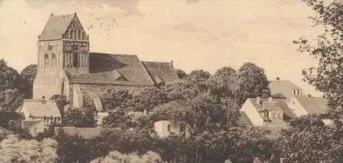 ALTE POSTKARTE LUFTKURORT LYCHEN 1925 BLICK AUF DIE JOHANNISKIRCHE Kirche church église AK Ansichtskarte cpa postcard