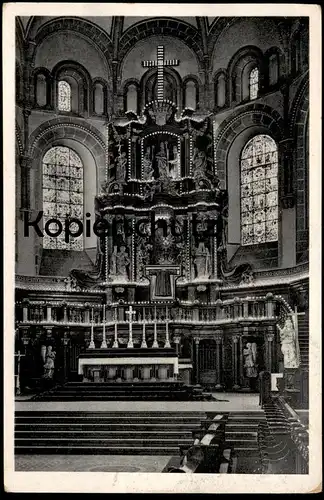 ÄLTERE POSTKARTE TRIER TRÈVES DOM HOCHALTAR ILUMINIERT HEILIGER ROCK TUNICA CHRISTI postcard AK Ansichtskarte