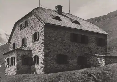 ALTE POSTKARTE GLEIWITZERHÜTTE 2364 M AM HOCH-TENN Gleitwitzer Hütte Großglockner bei Bruck Fusch Hoher Tenn postcard AK