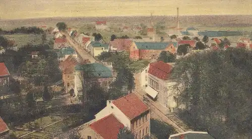 ALTE POSTKARTE AHAUS AUS DER VOGELSCHAU PANORAMA Totalansicht Total 1921 Ansichtskarte AK cpa postcard