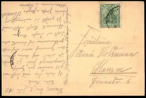 ALTE POSTKARTE AHAUS AUS DER VOGELSCHAU PANORAMA Totalansicht Total 1921 Ansichtskarte AK cpa postcard