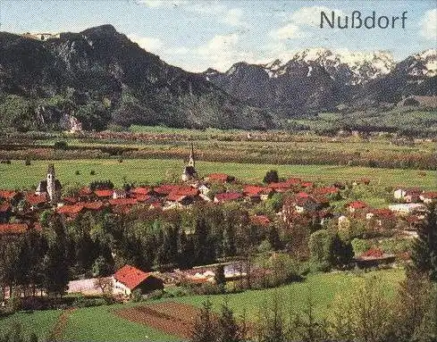 ÄLTERE POSTKARTE GRÜSSE AUS DEM BAYERISCHEN INNTAL EDELWEISS OBERAUDORF DEGERNDORF NUSSDORF FLINTSBACH Bayern AK cpa