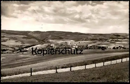 ÄLTERE POSTKARTE BÜSCHEICH IN DER EIFEL PANORAMA GEROLSTEIN Ansichtskarte postcard cpa AK