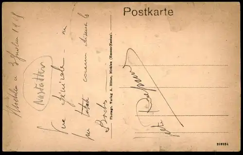 ALTE POSTKARTE GRUSS AUS MIEHLEN PANORAMA 1919 NASTÄTTEN Rhein-Lahn-Kreis cpa postcard AK Ansichtskarte