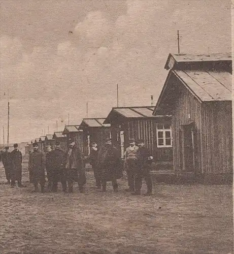 ALTE POSTKARTE LAGER DÜLMEN GRUPPE I GEFANGENE ARBEITER camp de Dülmen barracks baraque Ansichtskarte AK cpa postcard