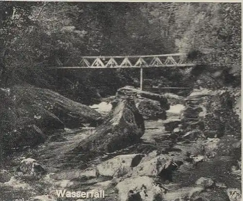 ALTE POSTKARTE IRREL AN DER PRÜM WASSERFALL AMS LAY TEUFELSSCHLUCHT AK Ansichtskarte postcard cpa