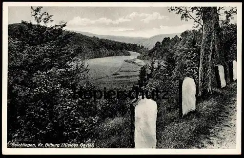 ALTE POSTKARTE GEICHLINGEN KREIS BITBURG KLEINES GAYTAL Südeifel cpa AK Ansichtskarte postcard