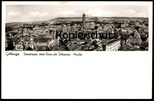 ALTE POSTKARTE GÖTTINGEN PANORAMA VOM TURM DER JOHANNIS-KIRCHE Totalansicht Total Ansichtskarte AK postcard cpa
