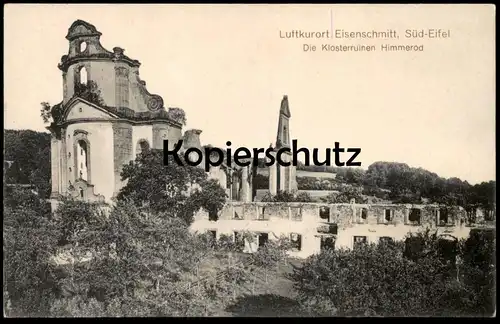 ALTE POSTKARTE LUFTKURORT EISENSCHMITT SÜD-EIFEL DIE KLOSTERRUINEN HIMMEROD Kloster couvent abbey ruin cpa AK postcard