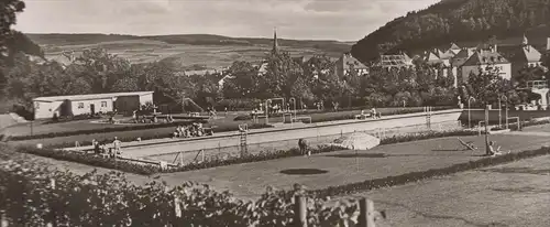 ÄLTERE POSTKARTE KURORT GEMÜND EIFEL SCHLEIDEN SCHWIMMBAD piscine swimming pool Bad cpa postcard AK Ansichtskarte