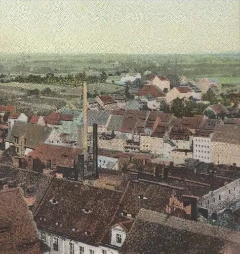 ALTE POSTKARTE GÖRLITZ PETERSKIRCHE VOM RATHAUSTURM AUS postcard cpa AK Ansichtskarte