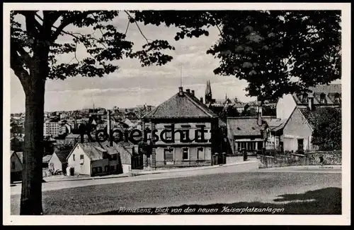 ALTE POSTKARTE PIRMASENS BLICK VON DEN NEUEN KAISERPLATZANLAGEN Kaiserplatzanlage AK Ansichtskarte cpa postcard