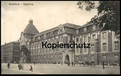ALTE POSTKARTE GUMBINNEN REGIERUNG GUSSEW OSTPREUSSEN GOESEV RUSSIA Russland AK Ansichtskarte cpa postcard