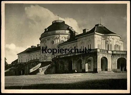 ALTE POSTKARTE STUTTGART SERIE A SCHLÖSSER UM STUTTGART SCHLOSS SOLITUDE ROCCOCO castle chateau AK cpa postcard