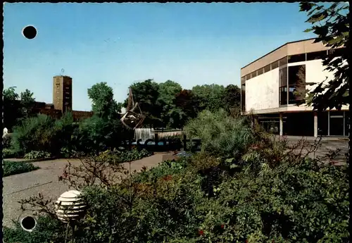 ÄLTERE POSTKARTE STUTTGART SCHLOSSGARTEN HAUPTBAHNHOF UND STAATSTHEATER KLEINES HAUS cpa postcard AK Ansichtskarte