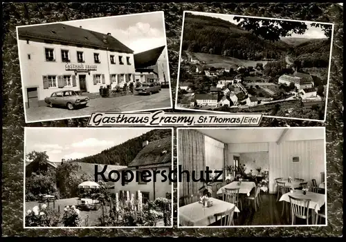 ÄLTERE POSTKARTE GASTHAUS ERASMY ST. THOMAS ÜBER BITBURG BEI KYLLBURG Bitburger Land cpa postcard AK Ansichtskarte